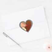 Silver Heart en Ruby Hart Sticker (Envelop)