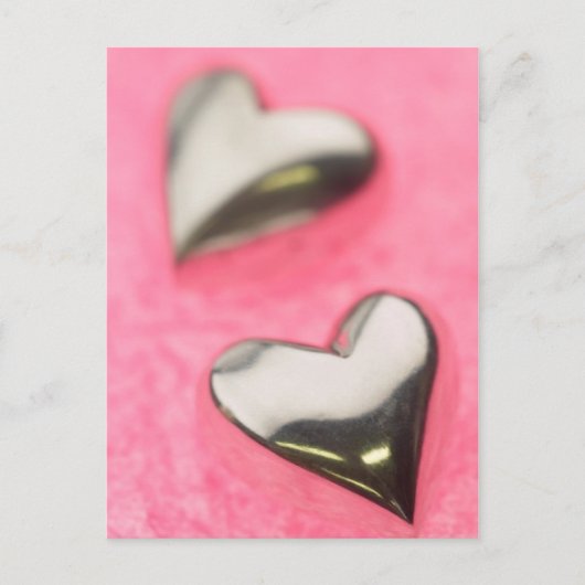 Silver Hearts Briefkaart (Voorkant)