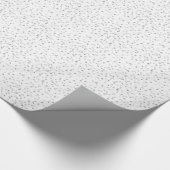 Silver Hearts Confetti cadeauverpakking Cadeaupapier (Hoek)