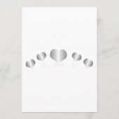 Silver Hearts Design Wedding Menu (Achterkant)