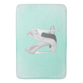 Silver Heels on Mint Badmat (Voorkant Verticaal)