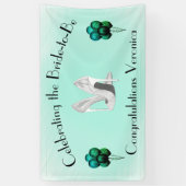 Silver Heels op de Bride van de Munt om Gefelicite Spandoek (Verticaal)