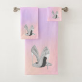 Silver Heels Pastels Bad Handdoek (Insitu)
