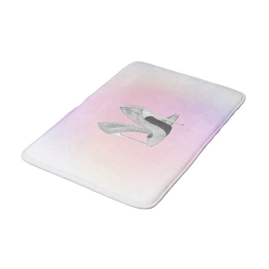 Silver Heels Pastels Badmat (Gekanteld)