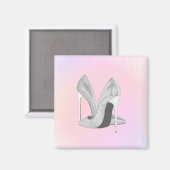 Silver Heels Pastels Magneet (Voorkant / Achterkant)