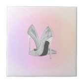 Silver Heels Pastels Tegeltje (Voorkant)