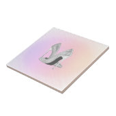Silver Heels Pastels Tegeltje (Zijkant)