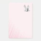Silver Heels Roze Post-it® Notes (Voorkant)