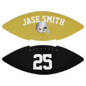 Silver Helmet Gold Black・Aangepast American Football (Panelen)