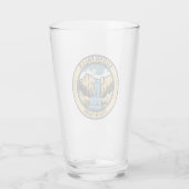 Silver Herfst State Park Oregon Badge Glas (Achterkant)