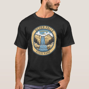 Silver Herfst State Park Oregon Badge  T-shirt