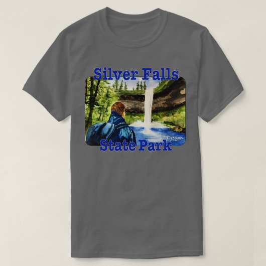 Silver Herfst State Park Oregon T-shirt (Design voorkant)