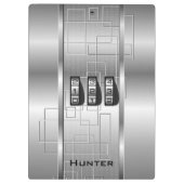 Silver Hi-Tech Code Locker Klembord (Achterkant)