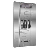 Silver Hi-Tech Code Locker Klembord (Rechts)