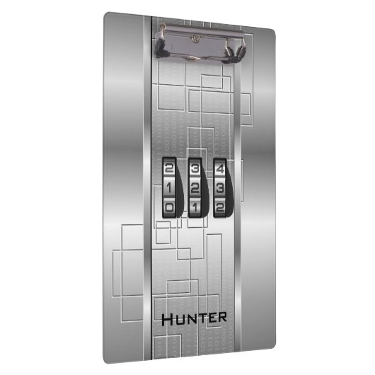 Silver Hi-Tech Code Locker Klembord (Rechts)