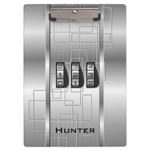 Silver Hi-Tech Code Locker Klembord