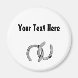 Silver Hoefijzer  Magnet