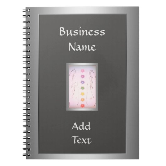 Silver Holistic Healing Hands Notitieboek (Voorkant)