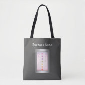 Silver Holistic Healing Hands-ontwerp Tote Bag (Voorkant)