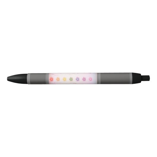 Silver Holistic Healing Hands Zwarte Inkt Pen (Voorkant)