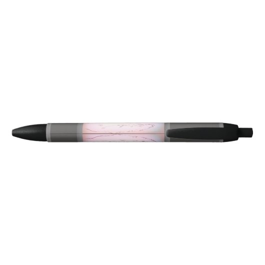 Silver Holistic Healing Hands Zwarte Inkt Pen (Achterkant)
