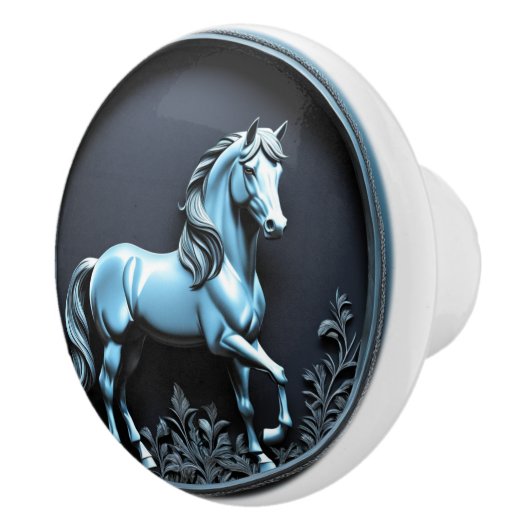 Silver Horse Keramische Knop (Rechts)