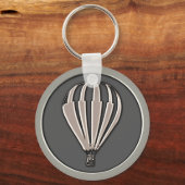 Silver Hot Air-ballon Sleutelhanger (Voorkant)