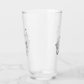 Silver Howling Wolf Glas (Rechts)
