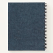 Silver Initiaal canvas Notitieboek (Achterkant)