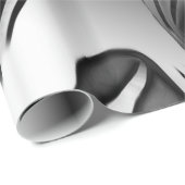 Silver Ink Abstract Cadeaupapier (Rol Hoek)