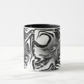 Silver Ink Abstract Mok (Midden)