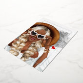 Silver Ink Bachelorette Party Folie Uitnodiging (Gedraaid)