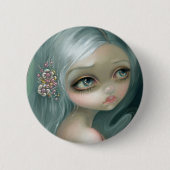 "Silver Introspection"-Button Ronde Button 5,7 Cm (Voorkant)