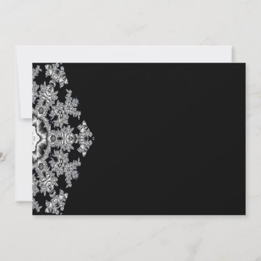 Silver Invitation Kaart (Voorkant)