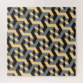 Silver Ivory Geometrische Complex Tegel Legpuzzel (Horizontaal)