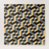 Silver Ivory Geometrische Complex Tegel Legpuzzel (Verticaal)