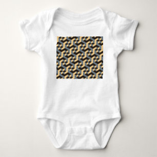 Silver Ivory Geometrische Complex Tegel Romper