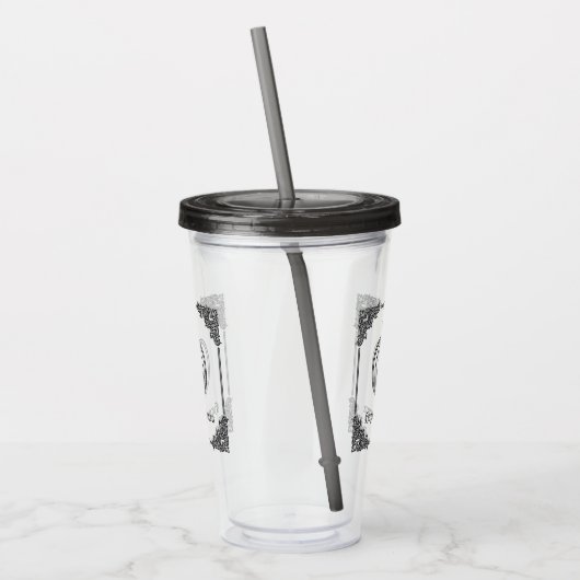 Silver Jack O' Lantern Halloween Acryl Drinkbeker (Links)