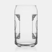 Silver Jack O' Lantern Halloween Blikvorm Glas (Links)