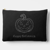 Silver Jack O' Lantern Halloween Etui (Voorkant)