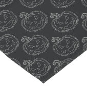 Silver Jack O' Lantern Halloween Lange Tafelloper (Hoek)