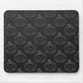 Silver Jack O' Lantern Halloween Muismat