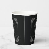 Silver Jack O' Lantern Halloween Papieren Bekers (Rechts)