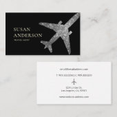 Silver Jet Visitekaartje – Luxe reisstijl (Voorkant / Achterkant)