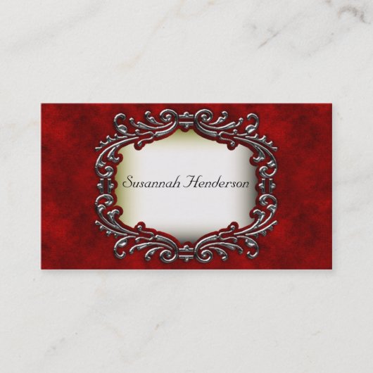 Silver Jewel op de Visitekaartjes van Red Velvet (Voorkant)