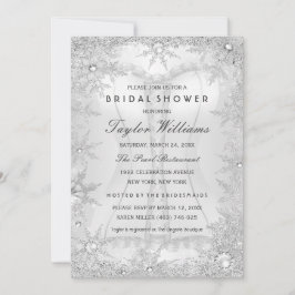 Silver Jewel Snowflake Vrijgezellenfeest Corset Kaart