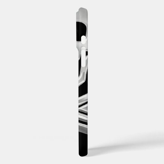 Silver Jolly Roger Case-Mate iPhone Case (Achterkant / Links)