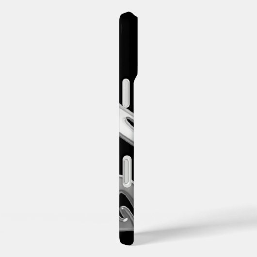 Silver Jolly Roger Case-Mate iPhone Case (Achterkant / Rechts)