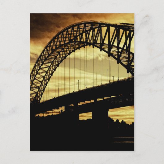 Silver Jubilee Bridge Briefkaart (Voorkant)