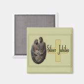 Silver Jubilee Gifts for Nuns Magneet (Voorkant / Achterkant)